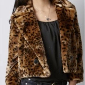 Loft faux fur jacket